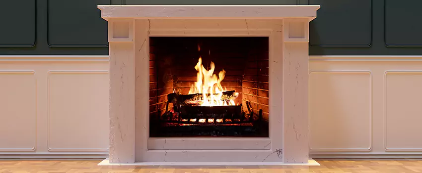 Decorative Electric Fireplace Installation in Saginaw, Michigan