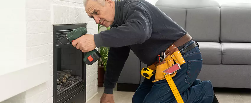 New Indoor Fireplace Installation in Saginaw, Michigan