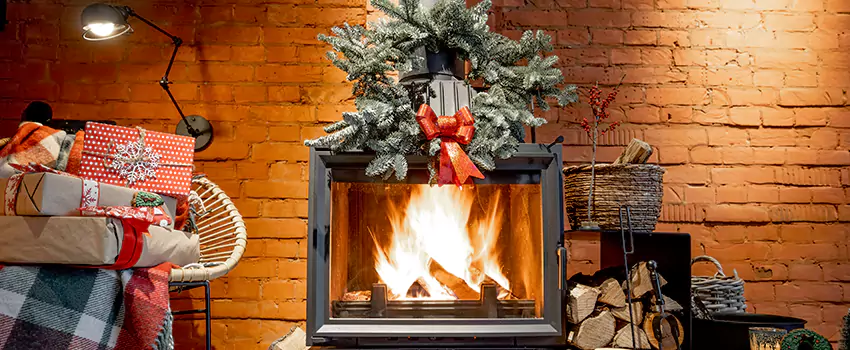 Travis Industries Linear Gas Fireplace Installation in Saginaw, Michigan