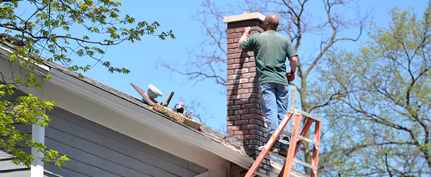 Vinyl and PVC Chimney Flashing Installation in Saginaw, MI