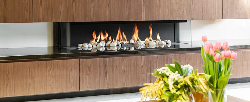 Double-height Fireplace Design Refurbishment in Saginaw, Michigan