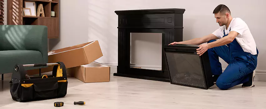 Old Rusted Metal Fireplace Repair And Replacement in Saginaw, MI