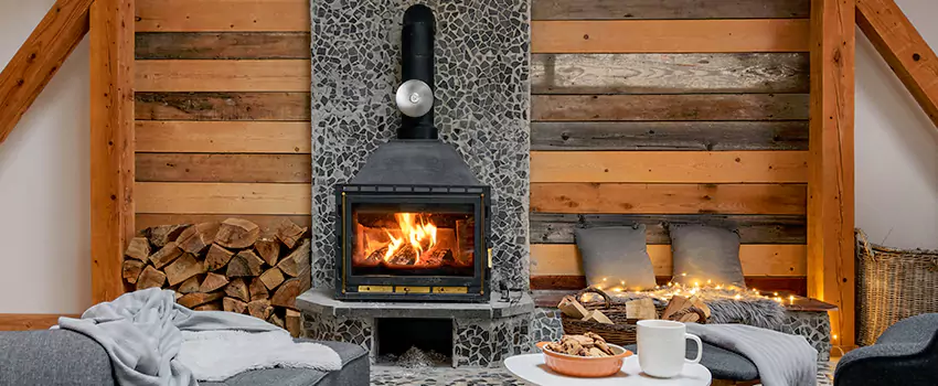 Thelin Hearth Products Direct Vent Gas Stove Fireplace Inspection in Saginaw, Michigan